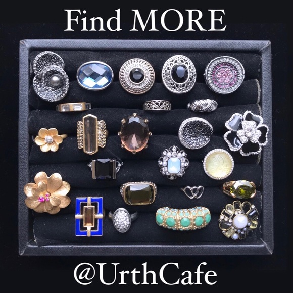 Vintage Heirloom Chunky Pearls Crystal Silver Ring - Picture 14 of 16